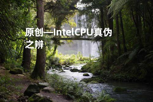 原创 — Intel CPU真伪之辨