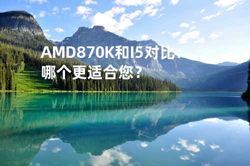 AMD 870K和I5对比：哪个更适合您？
