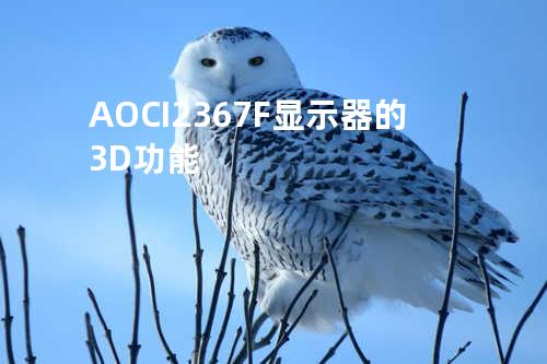 AOCI2367F显示器的3D功能