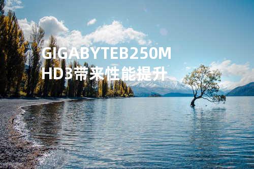 GIGABYTE B250M-HD3 带来性能提升