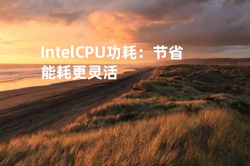 Intel CPU功耗：节省能耗更灵活