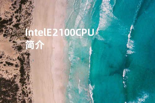 Intel E2100 CPU简介