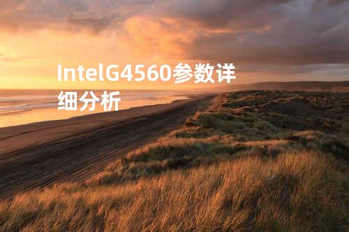 Intel G4560参数详细分析